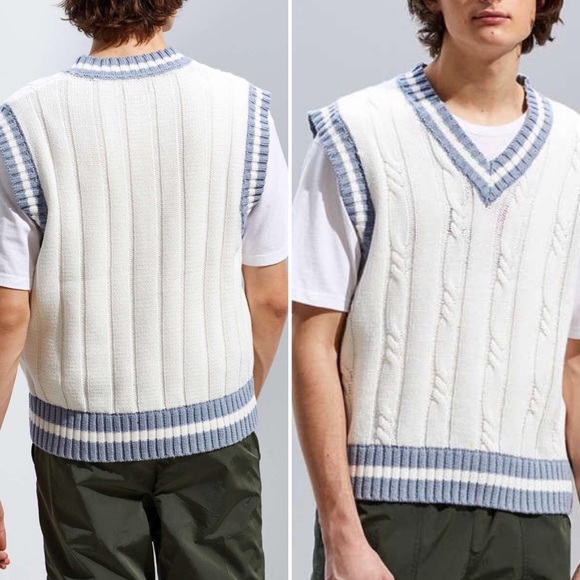 NEW URBAN OUTFITTERS OTTO RETRO SWEATER VEST